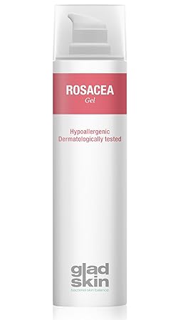 Gladskin Rosacea Gel 100ml - verringert Rötungen, Pusteln, und brennendes Gefühl und beugt neuen Entzündungen vor