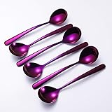 Soup Spoons 6-Pack 18/10 Stainless Steel Large and