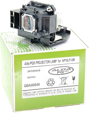 Alda PQ-Premium, Lámpara de proyector Compatible con NP16LP-UM ...