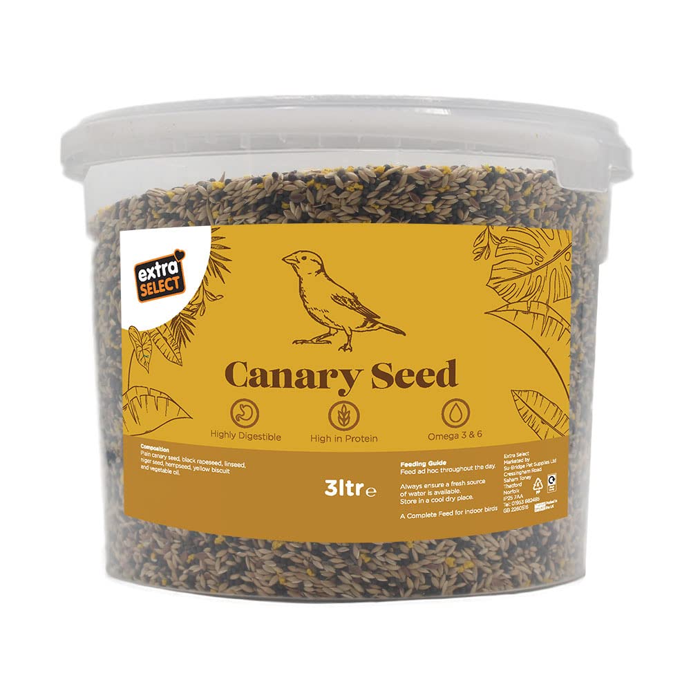 Extra Select Mixed Canary Seed High Protein Bucket 3ltr