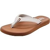 Flojos Campbell Women's Sandal, Metallic Strap W/Mega Comfort Molded Pu Sock