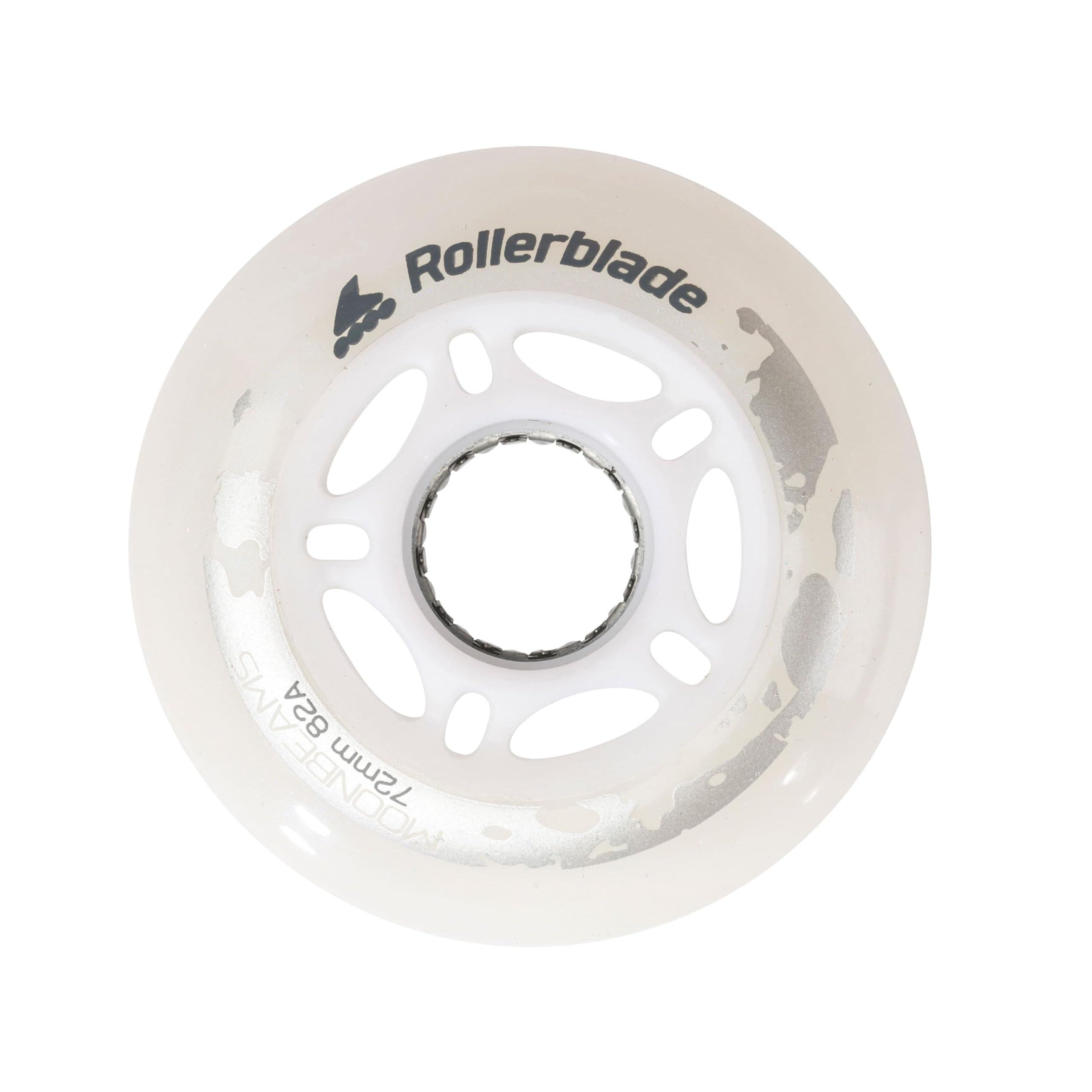 Rollerblade Unisex - Adult Moonbeams LED Wheels, White, UNIC