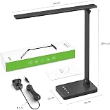 Lepro LED Desk Lamp with USB Port 3 Colour Modes 96 LEDs 5 Brightness view 7