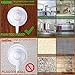 Qmagic Patented Technological Strong Vacuum Suction Cup Hooks - Suitable for Rough Surfaces - Heavy Duty Hooks Organizer for Towel, Robe, Loofah - Removable - Reusable - Cup Diameter 72mm (White, 2)