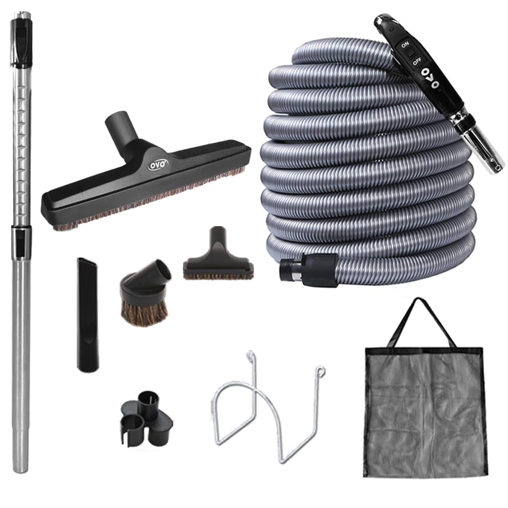 OVO Central Vacuum Deluxe Accessory Kit, 50ft