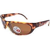 Ray-Ban Man Sunglasses Black Frame, Green Lenses, 60MM