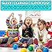 Bucket of Monkeys Game - Hours of Fun for Toddlers and preschoolers. Color Sorting, Linking, Motor Skills Developing and Counting Toy for Toddlers and Kids. 100 Colorful Pieces Bucket.