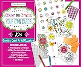 Color and Create Your Own Cards Boxed Kit: Greeting Cards for All Occasions by
