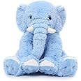 MorisMos Large Elephant Stuffed Animal, 19.6inch Soft Stuffed Elephant Plush Companion Gifts for Girls Boys, Blue