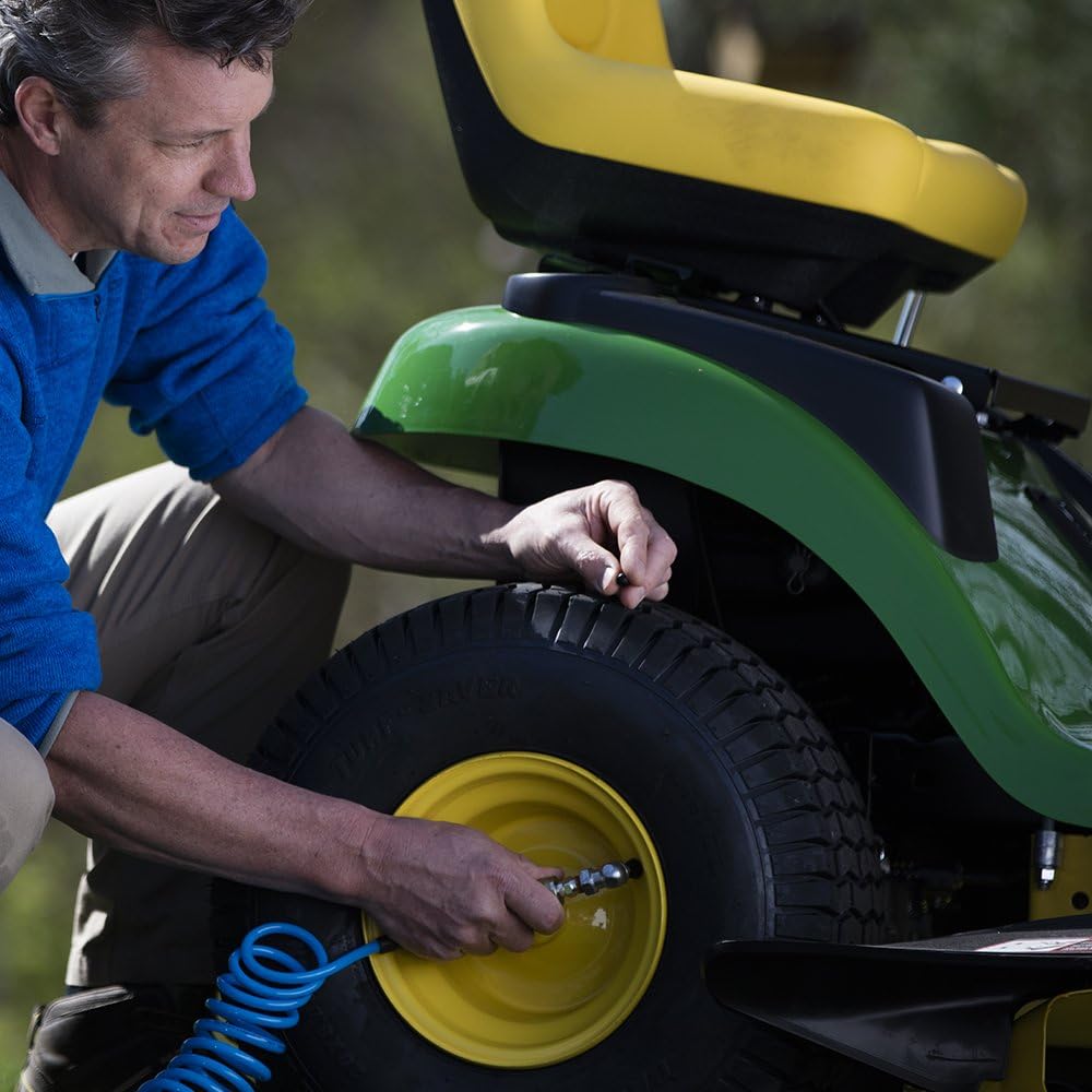 Air Compressor, Portable, 3 Gallon Horizontal, Oilless, w/ 10 Piece Accessory Kit Including Air Hose & Inflation Gun (Campbell Hausfeld FP209499AV) - - 