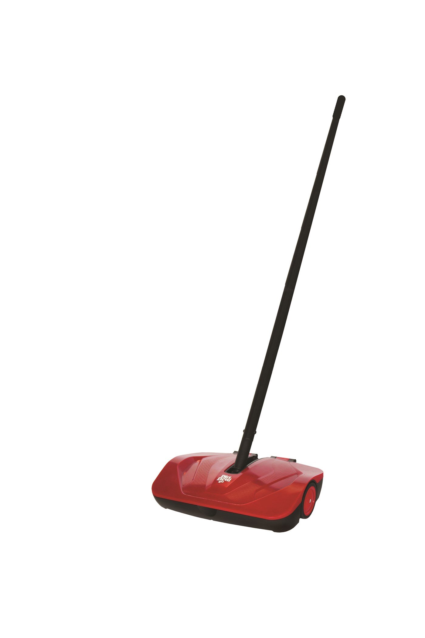 Manual Push Sweeper For Carpets Floors Red Non Electric No Cord