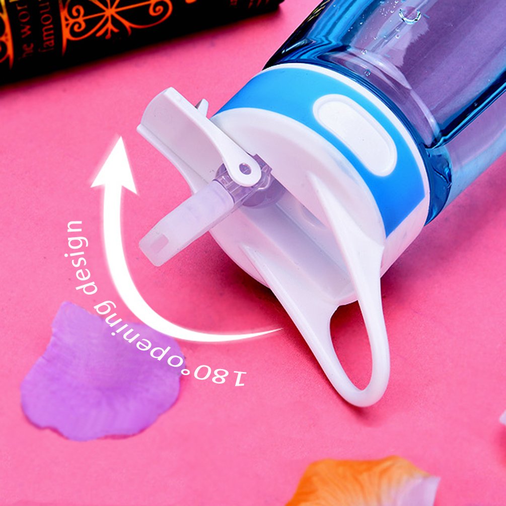 Hydration Sports Water Bottle - Leak proof - Tritan Material - BPA-Free - For Long Hikes, Trekking, Hot Yoga Class, Long Load Trip, or Any Other Outdoor Activities-800ml-Blue