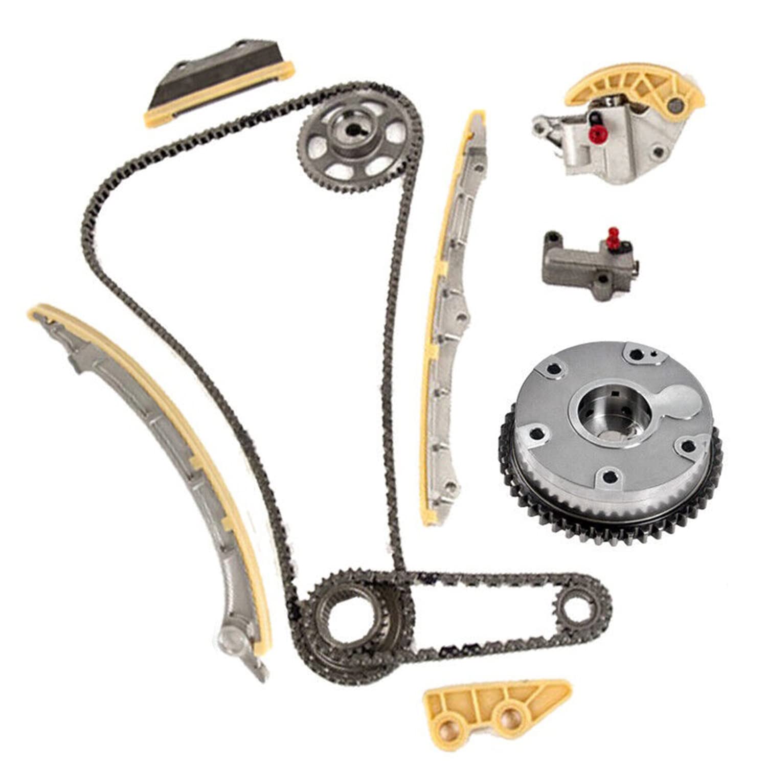 Photo 1 of BLDYG Engine Timing Chain Kit with Camshaft Adjuster, Suitable for Honda Acura ILX Accord Civic Crosstour CR-V 2.4L 2008-2015, Automotive Timing Chain Set Replacement Parts with VVT Gear