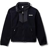 Columbia Youth Sequoia Grove Full Zip Fleece Jacket, Black, Small