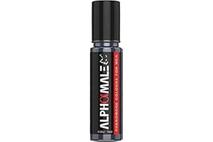 AlphaMale Pheromone Cologne For Men - Premium Pure Pheromone Infused Oil Cologne - Men’s Perfume Cologne For Attraction - 0.34 oz (10 mL)
