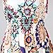 PanDaDa Women's Summer Sleeveless Sundress Beach Floral Tank Mini Dress