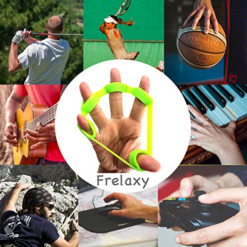 image for Frelaxy Finger Stretcher Hand Extensor Exerciser Set, Extra Thick & Up