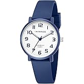 Watch for Kids 50M Waterproof Analog Learning Time Watches for Kids Girls Boys Soft Silicone Band Girls Boys Watches Easy Read
