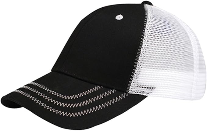 low profile mesh trucker hat