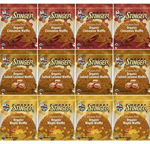 Honey Stinger GLUTEN FREE Waffle Variety Sampler Pack, 12 waffles, 4 of each flavor Honey Stinger GLUTEN FREE Waffle Variety Sampler Pack, 12 waffles, 4 of each flavor