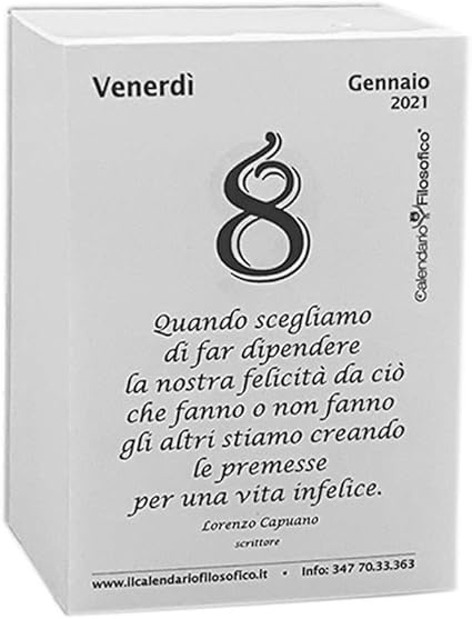 Il Calendario Filosofico 2021 L Originale Mignon A8 Amazon It Cancelleria E Prodotti Per Ufficio calendario filosofico 2021 dove comprarlo