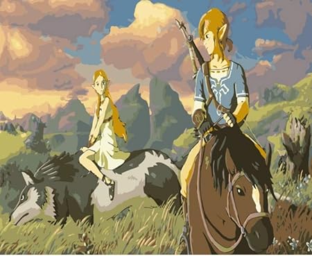 Yuuwo La Legende De Zelda Souffle Du Sauvage Peinture A L Huile De
