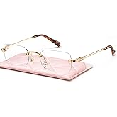 livho Blue Light Blocking Glasses for Women and Men, Lightweight Metal Frame Computer Glasses, Anti Eye Strain, UV Protection