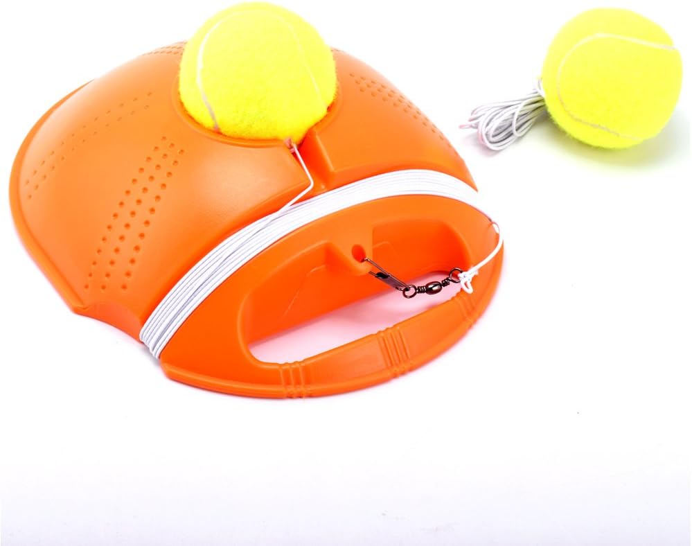Springen Tennis Trainer Rebound Baseboard Tennis Ball Self-Study Practice Tool Equipment Sport Exercise for Beginner with 2 Balls : Sports & Outdoors