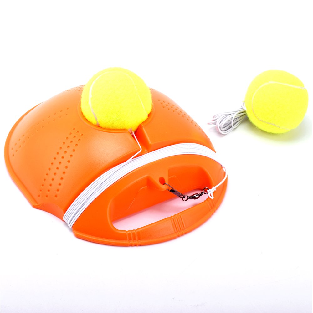 Springen Tennis Trainer Rebound Baseboard Tennis Ball Self Study Practice Tool Equipment Sport Exercise for Beginner with 2 Balls