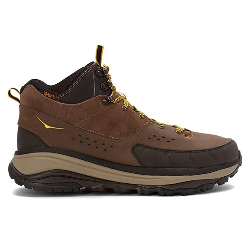 Hoka One One Tor Summit Mid WP Hiking Boot Mens Brown/Golden Rod