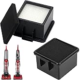 2-Pack F43 HEPA Filter and Foam Filters Replacement for Dirt Devil Easy Lite Cyclonic Quick Vac UD20005 and Extreme Cyclonic Quick Vac UD20010 Upright Vacuum