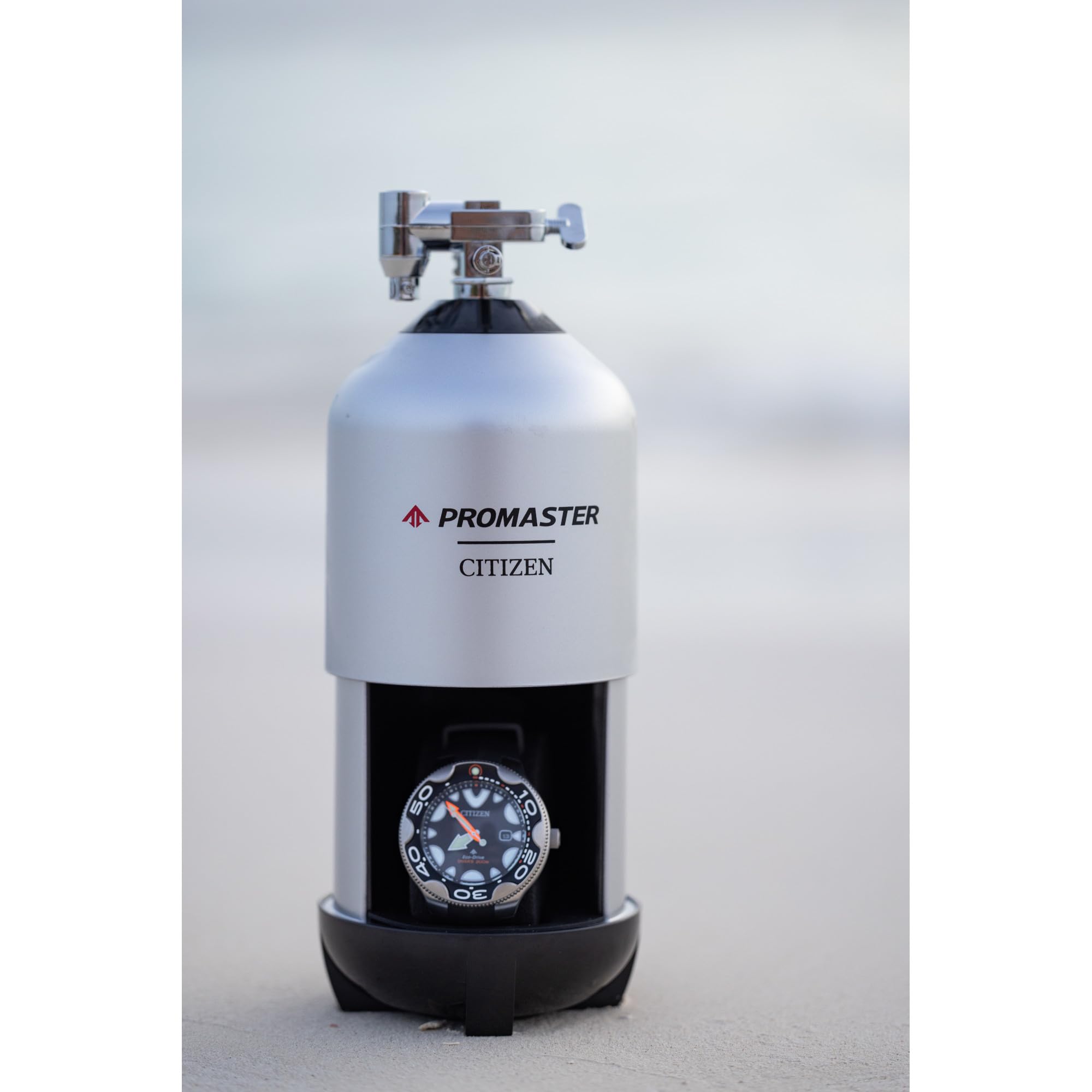 Citizen Promaster Dive Eco Drive Orca Watch, Stainless Steel Case, Black Polyurethane Strap, 3 Hand, ISO Compliant (Model:BN0230-04E)