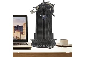 OYSPZNN Christmas Advent Calendar, Desktop Wooden Decorations, Deadly Advent Calendar, Hans Gruber Dropped Nakatomi Plaza, Christmas Countdown Calendar (Black Large)