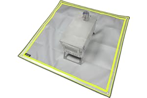 POMOLY Fire Pit Mat,Fireproof Mat Visible at Night-Great for Deck Fire Pit Base,Patio Fire Pit Pad for Outdoor Wood Burning, 