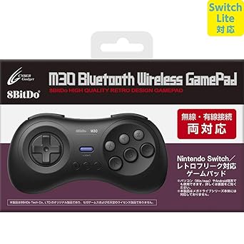 Amazon Com 8bitdo M30 Bluetooth Wireless Gamepad Switch 無線 有線 用コントローラー Switch Video Games