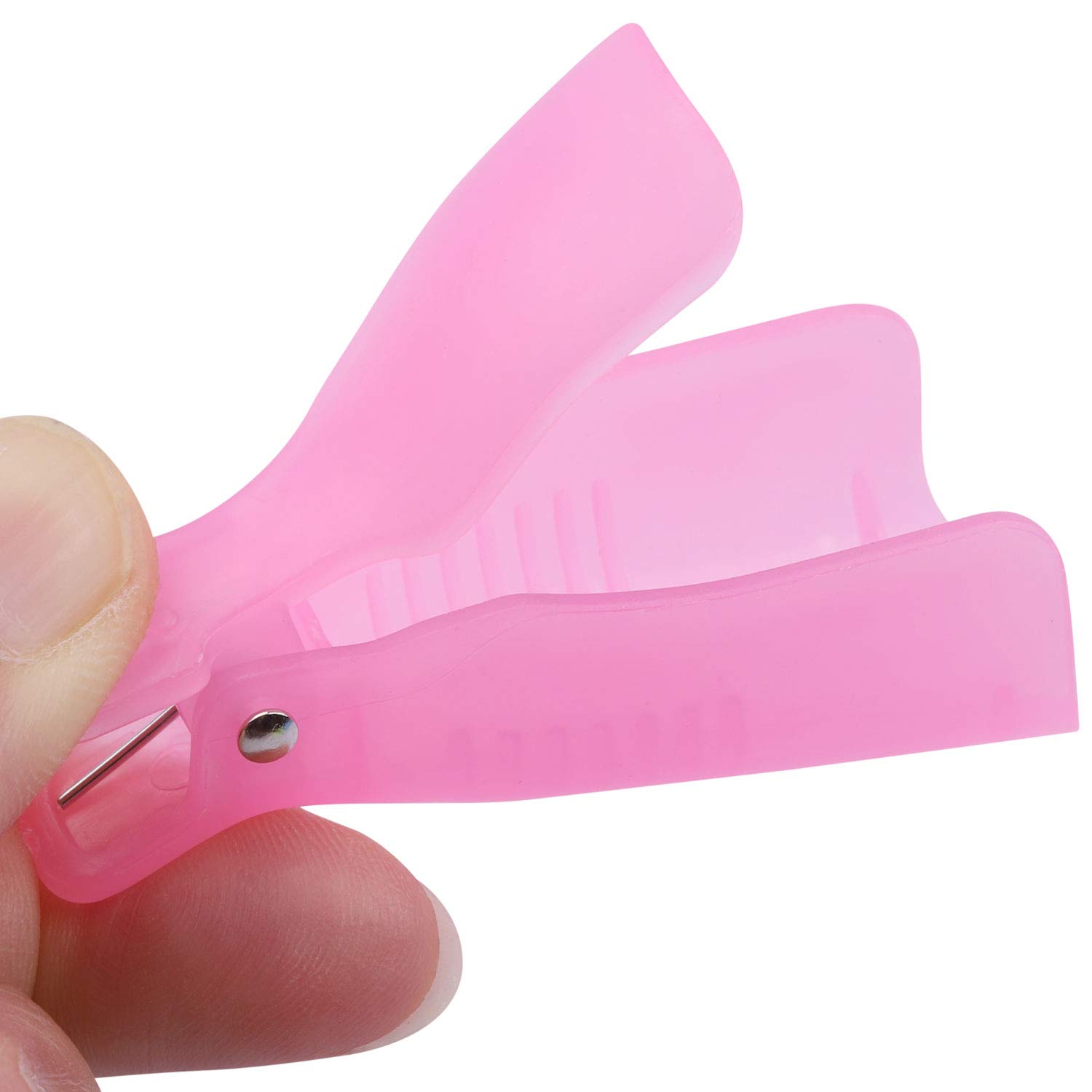 50 PCS Plastic Acrylic Nail Polish Remover Clip Cap, Soak Off UV Gel Polish Remover Wrap Tool : Beauty