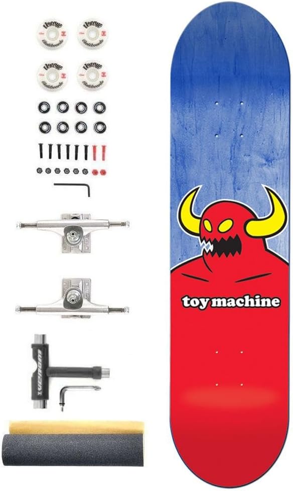 Toy Machine Monster x Venom Pro Custom Complete Skateboard - 8.0"
