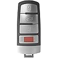 Car Key Fob For VW Passat CC 2006-2014 Smart Remote 4 Button 315MHz FCCID: NBG009066T ;by AUTO KEY MAX (SINGLE)