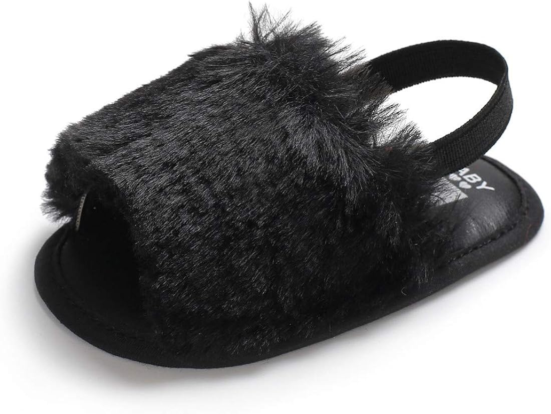 infant fur slides