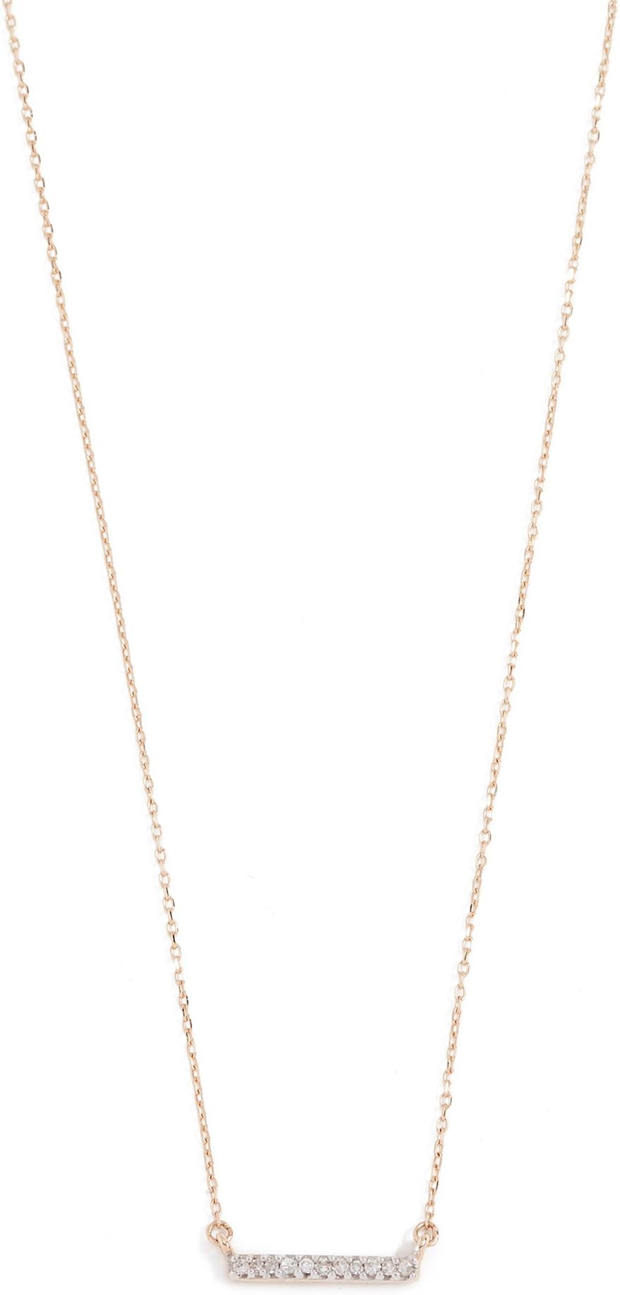 Adina Reyter Women's 14k Gold Pave Bar Necklace
