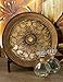 Deco 79 Polystone Scroll Embossed Detail Charger with Stand, 16