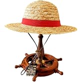 Extra Large Straw - King of the Pirates Tan/Red