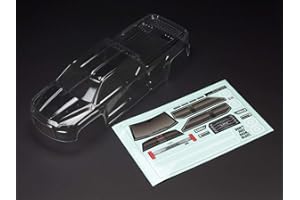 ARRMA 1/10 Clear Body with Decals: Big Rock Crew CAB 4X4 BLX, ARA402284, Small, Clear