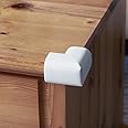 Toddleroo by North States Foam Corner Protectors. Safeguard Sharp Corners for Home Safety with Impact Absorbing Foam Protectors. Baby Proofing with Confidence (4-Pack, White)
