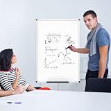 VIZ-PRO Flipchart Easel Whiteboard 90x60 cm Magnetic Portable Dry Wipe view 7
