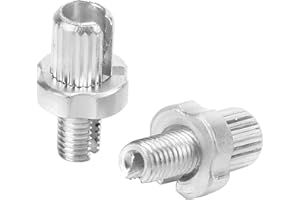 M7 Bicycle Brake Lever Adjusters 2pcs Brake Lever Barrel Handle Lever Adjusting Screws Fastener Silver Aluminium Alloy for Ro