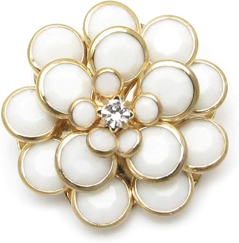 Amazon ブローチ 花 フラワー レディース ラペルピン メンズ 結婚式 Ks504 ホワイト ブローチ 通販