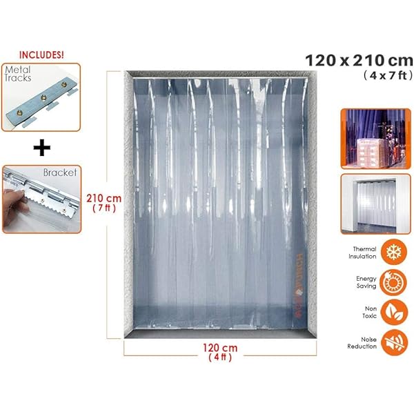 Amazon Com Strip Curtains Com Strip Door Curtain 60 In 5 Ft
