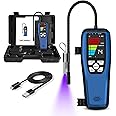 Refrigerant Leak Detector, Simbow LD-200 Freon & Combustible Leak Detector, HVAC Halogen Gas Sniffer Freon Leakage Tester with Rechargeable Battery for HVAC, Car, Refrigerator R22 R410A R134A