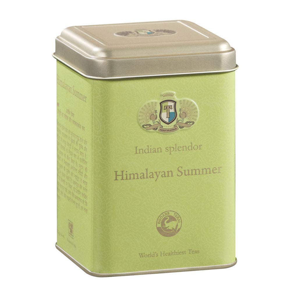 INDIAN SPLENDOR Himalayan Summer - Premium Dooars Green Leaf Tea - Light and Tangy - 4.4oz (63 cups)